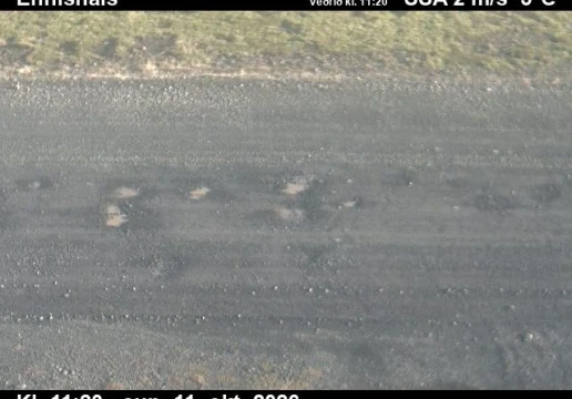 Road camera, road 68, road surface, Ennishals, Westfjords
