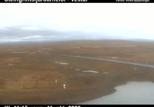 Road camera, road 61, looking west, Steingrimsfjardarheidi, Westfjords