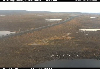 Road camera, road 61, looking east, Steingrimsfjardarheidi, Westfjords