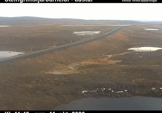 Road camera, road 61, looking east, Steingrimsfjardarheidi, Westfjords
