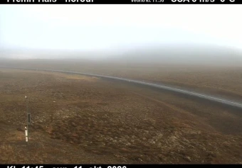 Road camera, road 85, looking north, Fremri-Hals, Northeast
