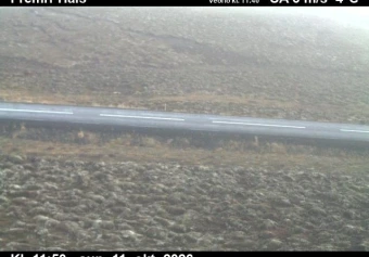 Road camera, road 85, road surface, Fremri-Hals, Northeast