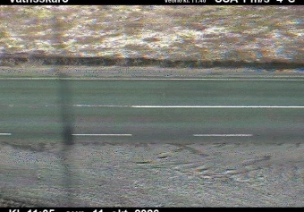 Road camera, road 1, road surface, Vatnsskard, North