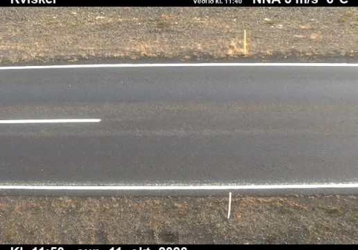 Road camera, road 1, road surface, Kvisker, Southeast