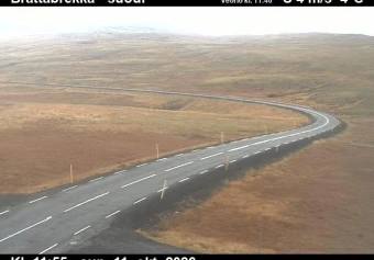 Road camera, road 60, looking south, Brattabrekka, West