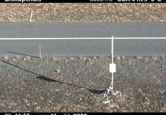 Road camera, road 1, Biskupshals, Northeast