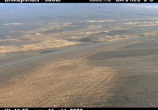 Road camera, road 1, looking south, Biskupshals, Northeast