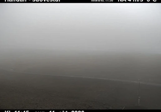 Road camera, road 63, looking south-west, Halfdan, Westfjords