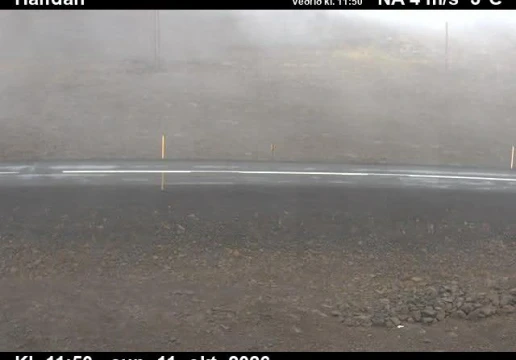 Road camera, road 63, road surface, Halfdan, Westfjords