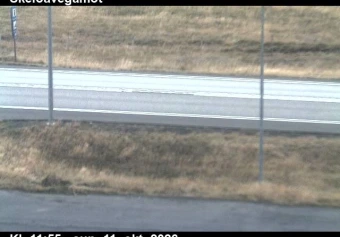 Road camera, road 1, road surface, Skeidavegamot, South