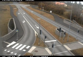 Road camera, road 40, looking west, Arnarneshaed, Capital Region