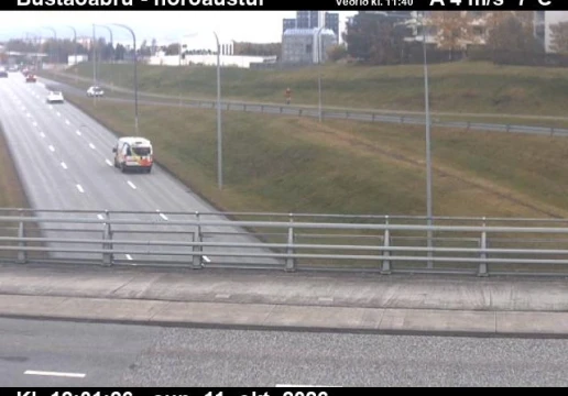Road camera, road 40, Bustadabru, Capital Region