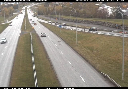 Road camera, road 40, towards Kopavogur, Bustadabru, Capital Region