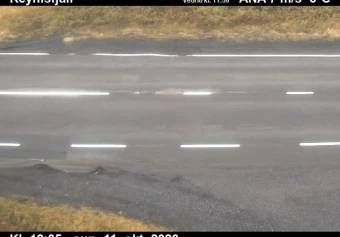 Road camera, road 1, road surface, Reynisfjall, South
