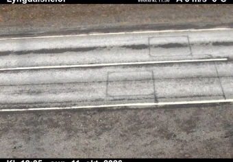 Road camera, road 365, road surface, Lyngdalsheidi, South