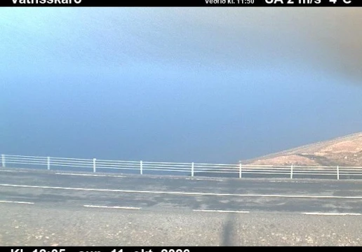 Road camera, road 94, road surface, Vatnsskard East, East