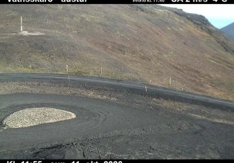 Road camera, road 94, looking east, Vatnsskard East, East
