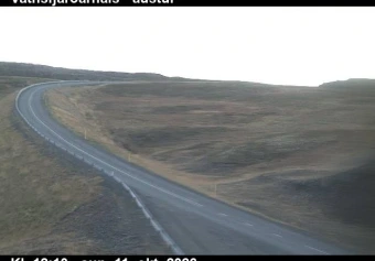 Road camera, road 61, looking east, Vatnsfjardarhals, Westfjords