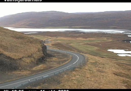 Road camera, road 61, road surface, Vatnsfjardarhals, Westfjords
