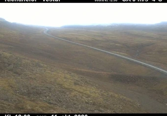 Road camera, road 62, looking west, Kleifaheidi, Westfjords
