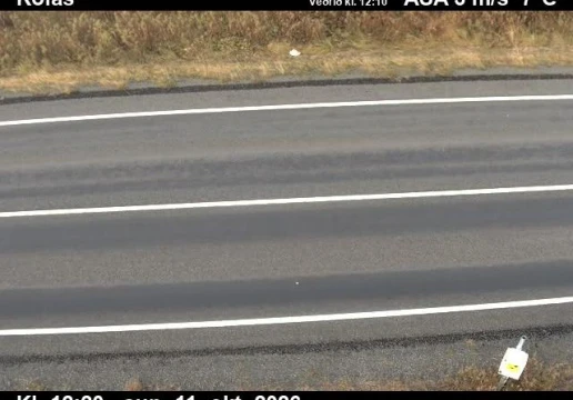 Road camera, road 1, road surface, Kolas, West