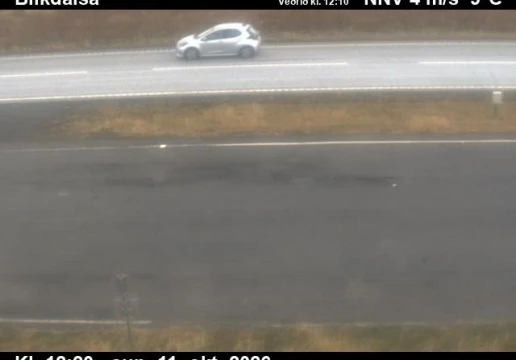 Road camera, road 1, road surface, Blikdalsa, Southwest