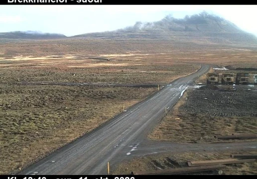Road camera, road 85, looking south, Brekknaheidi, East