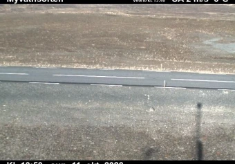 Road camera, road 1, road surface, Myvatnsoraefi, Northeast
