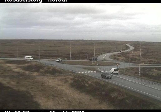Road camera, road 41, looking north, Rosaselstorg, Southwest