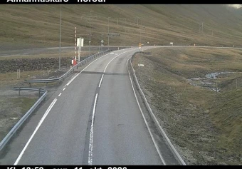Road camera, road 1, looking north, Almannaskard (north), Southeast