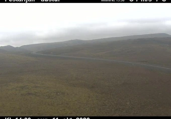 Road camera, road 427, looking east, Festarfjall, Southwest