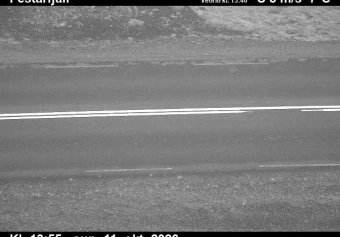 Road camera, road 427, road surface (1), Festarfjall, Southwest