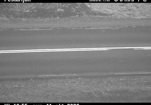 Road camera, road 427, road surface (1), Festarfjall, Southwest