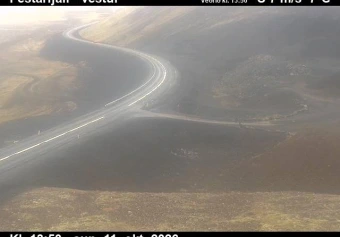 Road camera, road 427, looking west, Festarfjall, Southwest