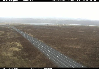 Road camera, road 427, looking west, Selvogur, Southwest