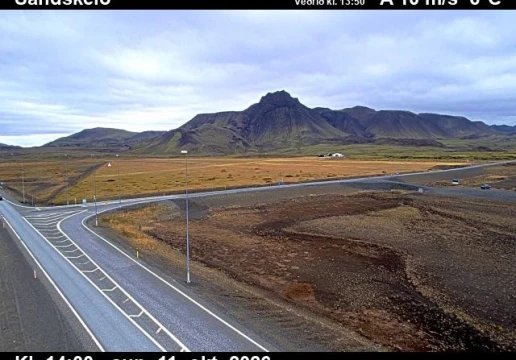 Road camera, road 1, Sandskeid, Southwest