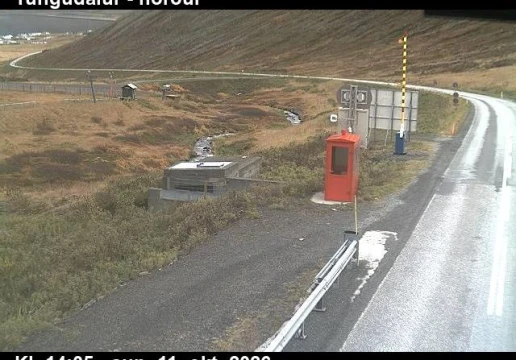 Road camera, road 60, looking north (1), Breidadalur-Botnsheidi Tunnel, Tungudalur, Westfjords