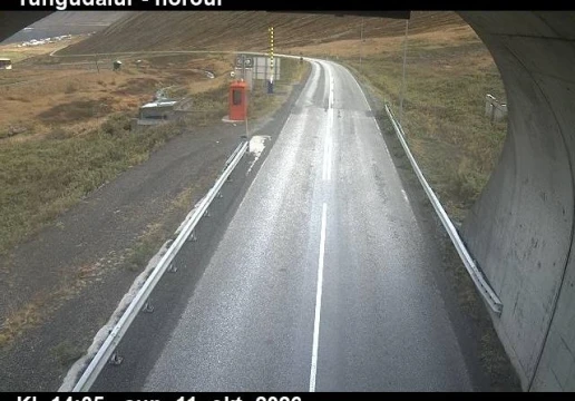 Road camera, road 60, looking north (2), Breidadalur-Botnsheidi Tunnel, Tungudalur, Westfjords