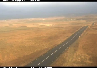 Road camera, road 50, looking north, Litli-Kroppur, West