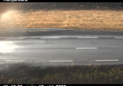 Road camera, road 54, road surface, Haffjardara, West