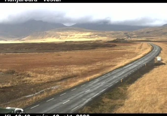Road camera, road 54, looking west, Haffjardara, West