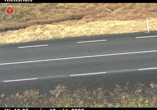 Road camera, road 60, road surface, Klettshals hill, Westfjords