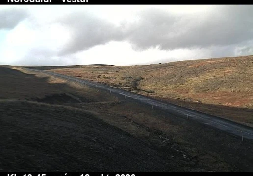 Road camera, road 61, looking west, Norddalur, Westfjords