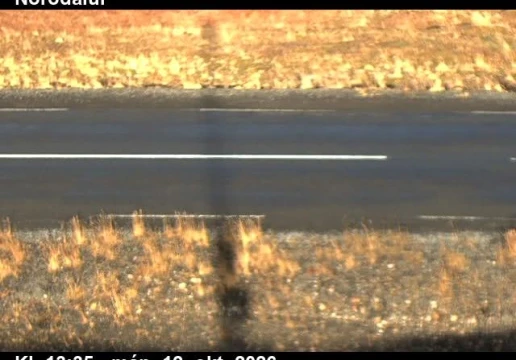 Road camera, road 61, road surface, Norddalur, Westfjords