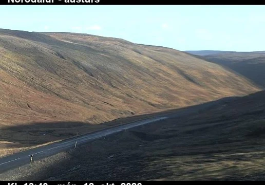 Road camera, road 61, looking east, Norddalur, Westfjords