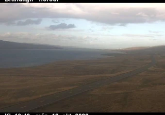 Road camera, road 1, looking north, Brandagil, North