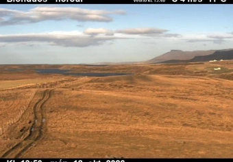 Road camera, road 1, looking north, Blonduos, North