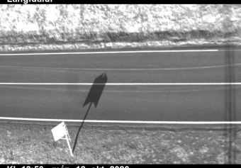 Road camera, road 1, road surface, Langidalur, North