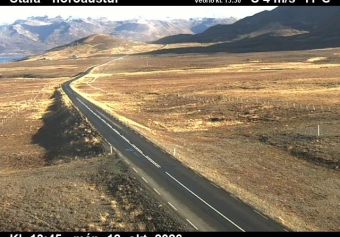 Road camera, road 76, looking north-east, Stafa, North