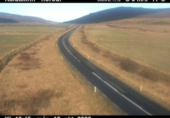 Road camera, road 85, looking north, Kaldakinn, Northeast